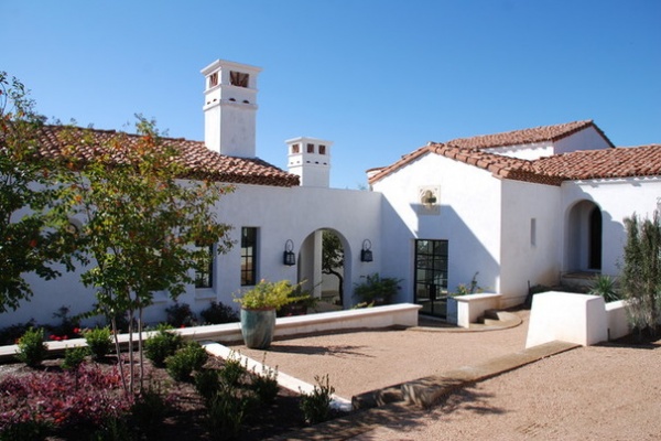 Mediterranean Exterior by Hugh Jefferson Randolph Architects