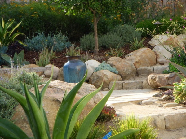 Mediterranean Landscape by Pat Brodie Landscape Design