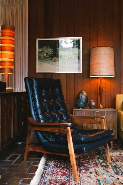 Midcentury Living Room by A Darling Felicity Photography