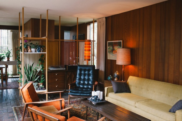 Midcentury Living Room by A Darling Felicity Photography