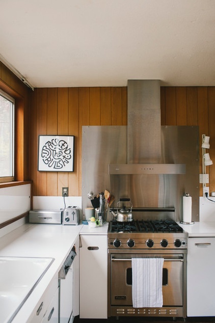 Midcentury Kitchen by A Darling Felicity Photography