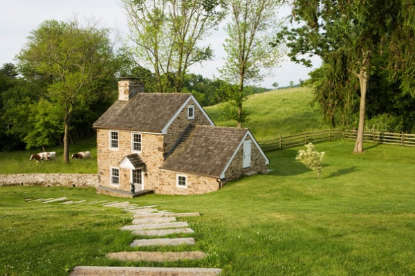 Farmhouse Exterior by Peter Zimmerman Architects