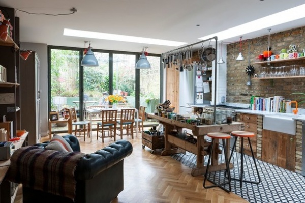 Eclectic Kitchen by Martins Camisuli Architects