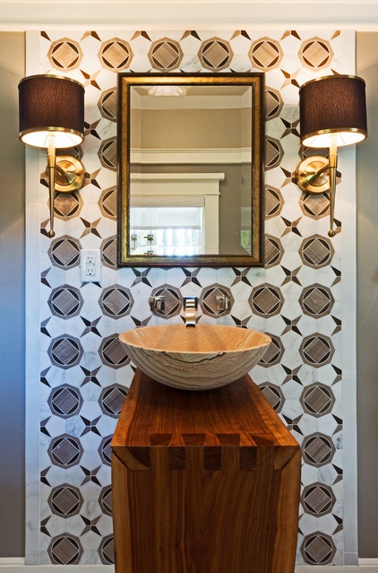 Traditional Bathroom by Carolyn Reyes