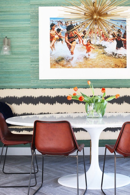 Midcentury Dining Room by Caitlin & Caitlin Design Co.