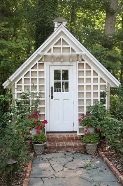 Victorian Garage And Shed by Dovetail Woodworks