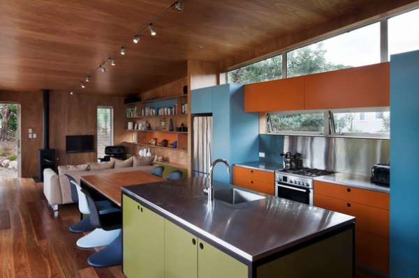 Houzz Tour: Three Pods Make a Beach House in New Zealand