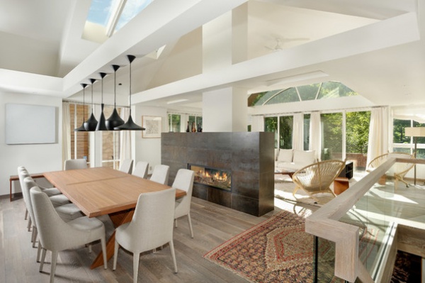 Contemporary Dining Room by V2K Designs