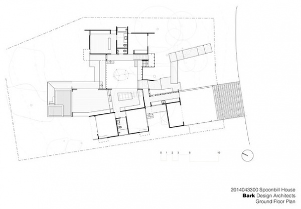 Contemporary Floor Plan by Bark Design Architects