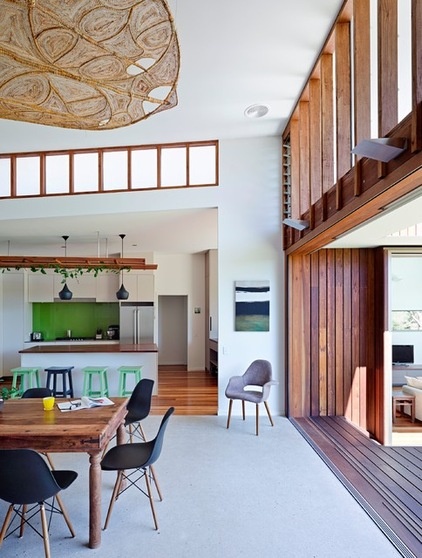 Contemporary Dining Room by Bark Design Architects