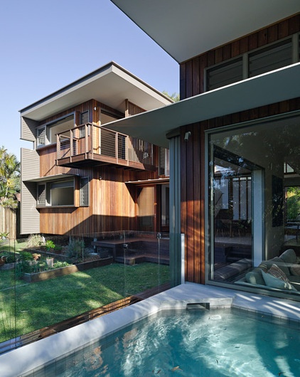 Contemporary Pool by Bark Design Architects