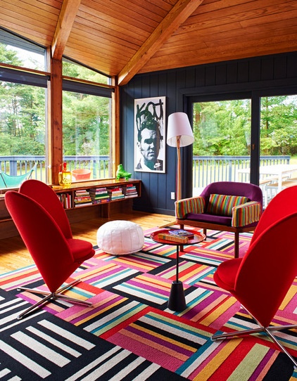 Make a Statement With a Bold, Artistic Rug