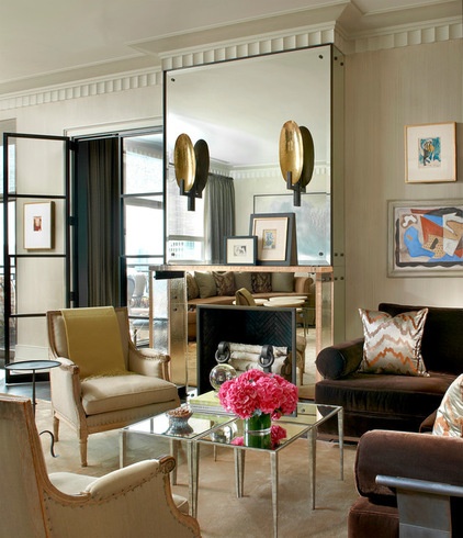 Contemporary Living Room by Darcy Bonner & Associates