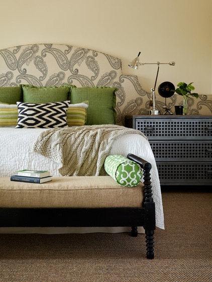 Transitional Bedroom by Jennifer Robin Interiors