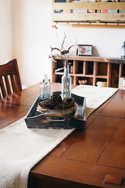 Farmhouse Dining Room by A Darling Felicity Photography