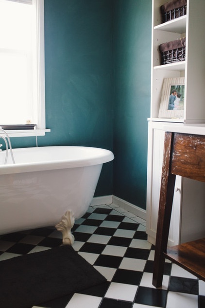 Farmhouse Bathroom by A Darling Felicity Photography