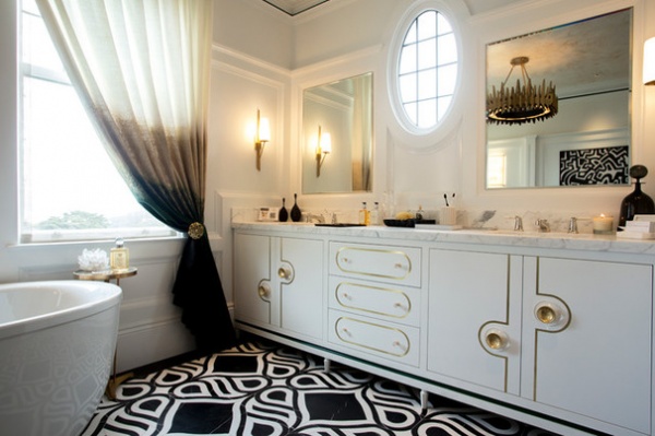 Eclectic Bathroom by Margot Hartford Photography