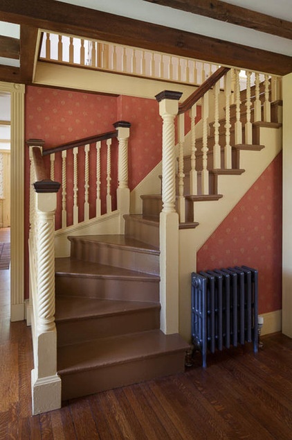 Traditional Staircase by Platt Builders