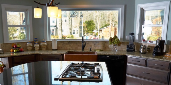 Kitchen of the Week: Rich Materials, Better Flow and a Garden View