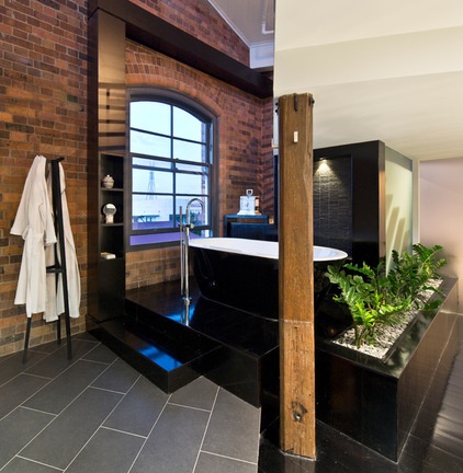 Industrial Bathroom by TONIC Design