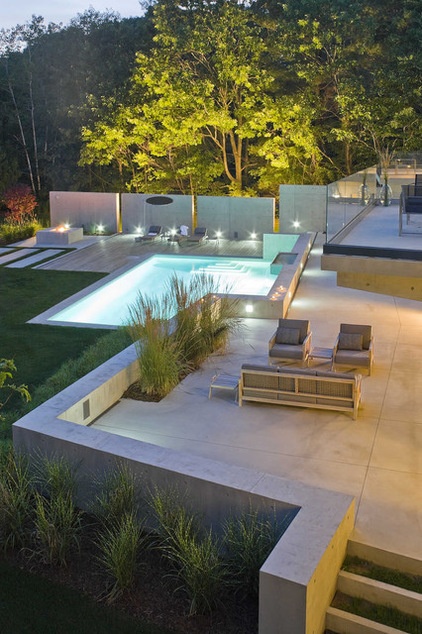 Contemporary Pool by Wagner Hodgson