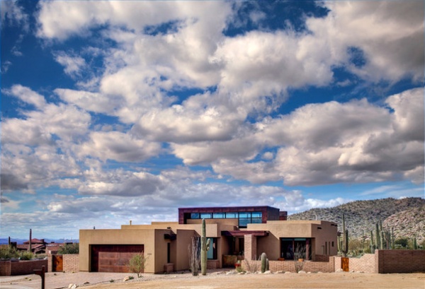 Southwestern Exterior by Dove Mountain Homes