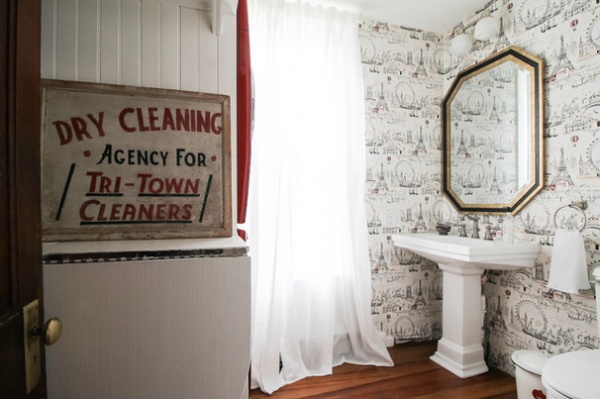 Eclectic Powder Room by Michaela Dodd