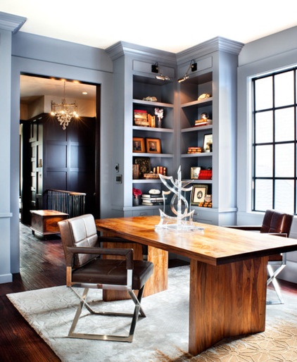 Eclectic Home Office by Ian Stallings