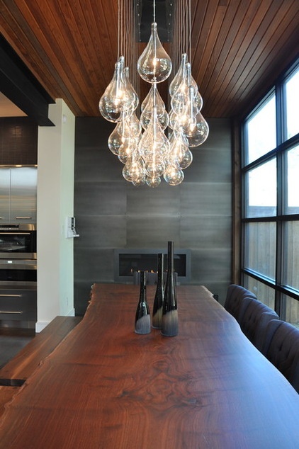 Contemporary Dining Room by Abby Smith Design