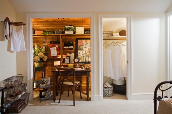 Shabby chic Home Office by Kathy Appel, ASID