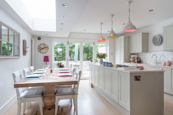 Transitional Kitchen by Town House Interiors