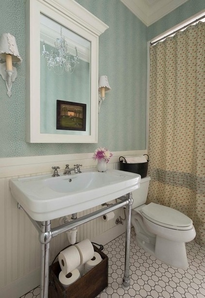 Farmhouse Bathroom by M. Barnes & Co