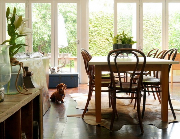 Eclectic Dining Room by The Room Illuminated