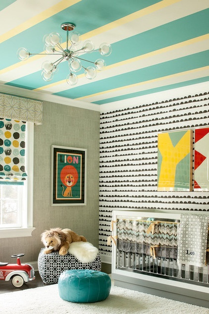 Room of the Day: A Colorful Nursery Plays With Pattern