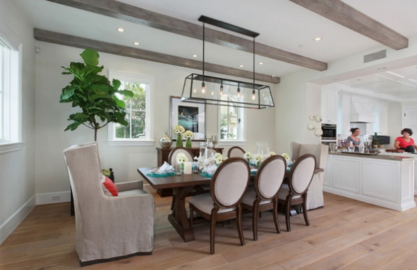 Beach Style Dining Room by Brandon Architects, Inc.