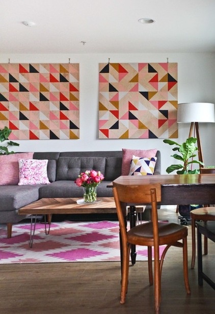 Eclectic Living Room by Caela McKeever