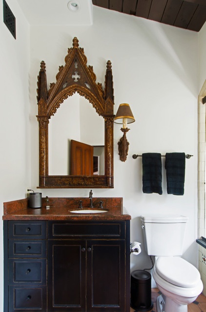 Mediterranean Bathroom by Carolyn Reyes