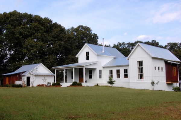 Farmhouse Exterior by Corynne Pless