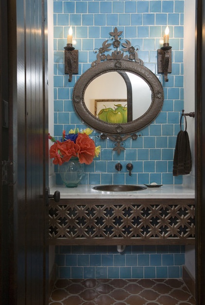 Mediterranean Bathroom by Hann Builders