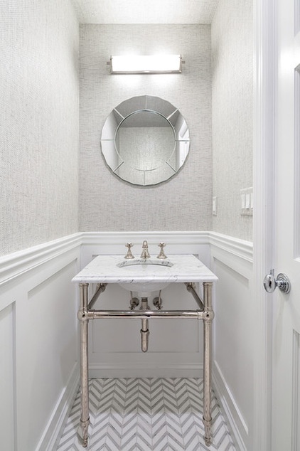 Transitional Bathroom by Clean Design