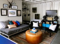 Room of the Day: Detached Garage Turned Teen Cave