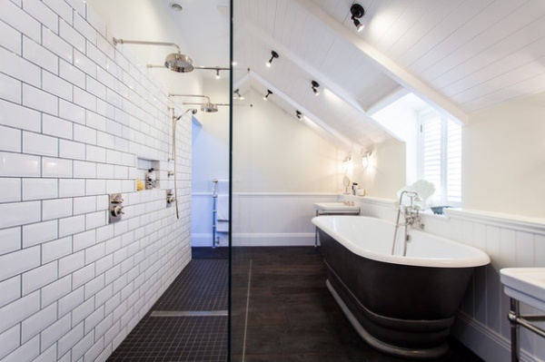 Beach Style Bathroom by Randell Design Group