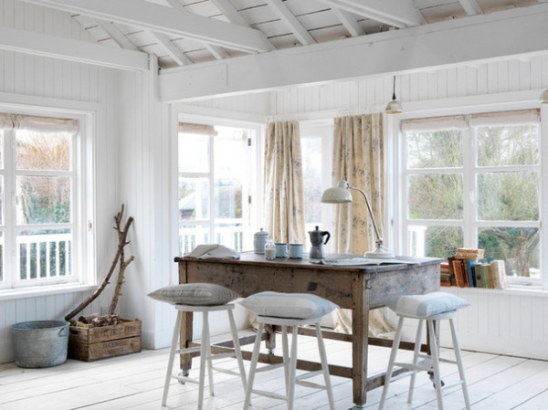 Beach Style Dining Room by Cabbages & Roses Ltd