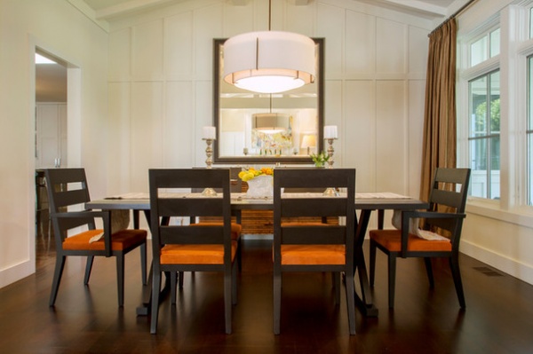 Farmhouse Dining Room by Margot Hartford Photography