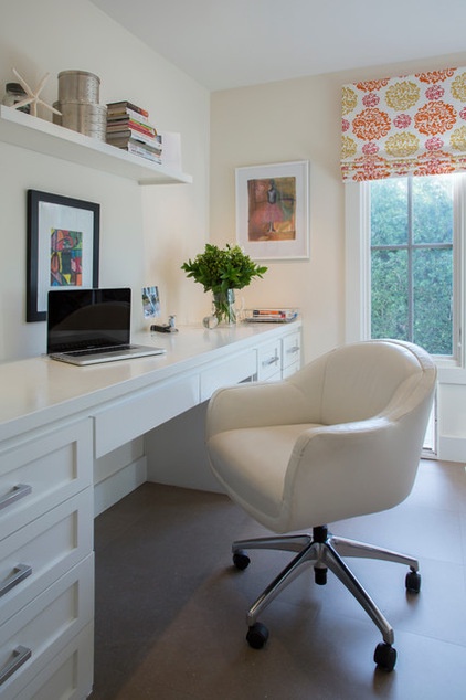 Farmhouse Home Office by Margot Hartford Photography