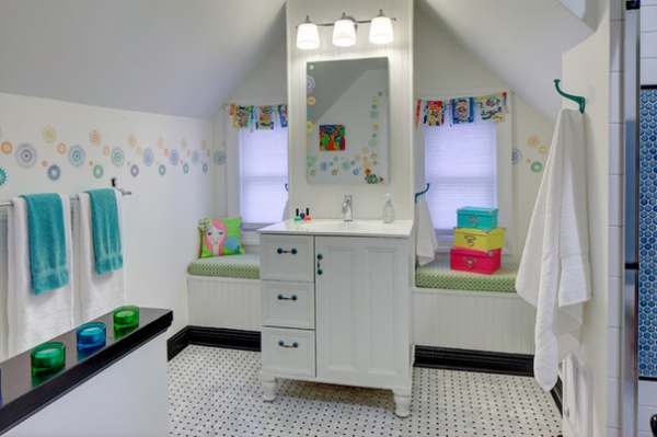 Eclectic Bathroom by Tracey Stephens Interior Design Inc