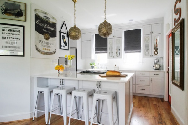 My Houzz: Art and Fashion Inspire in a Downtown Family Home in Maryland