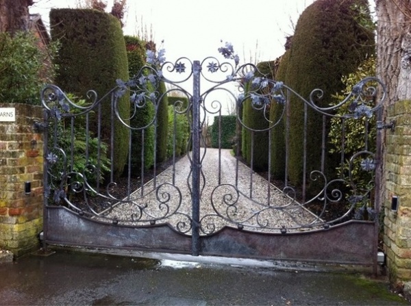 Traditional Landscape by Adrian Payne sculpture and Ironwork