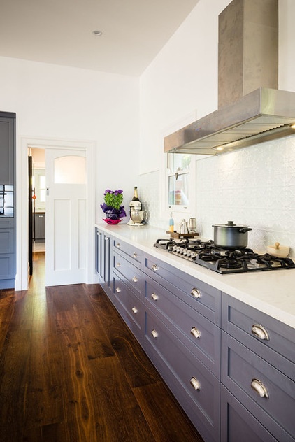 Transitional Kitchen by Steding Interiors & Joinery