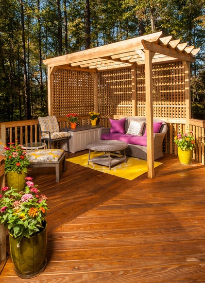 Traditional Deck by Steven Paul Whitsitt Photography